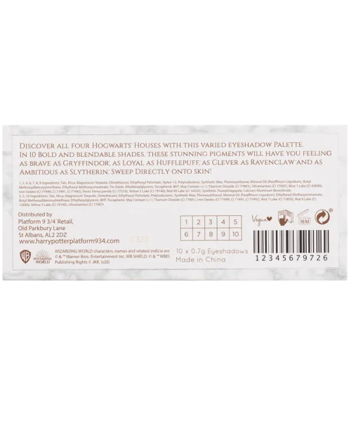 Warner Bros Hogwarts House Eyeshadow Palette Best Sellers
