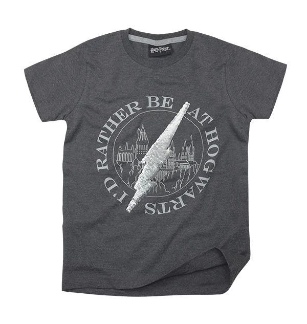 Warner Bros Best Sellers Kids Lightning Bolt Sequin Reverse T-Shirt 3 Warner Bros Best Sellers Kids Lightning Bolt Sequin Reverse T-Shirt