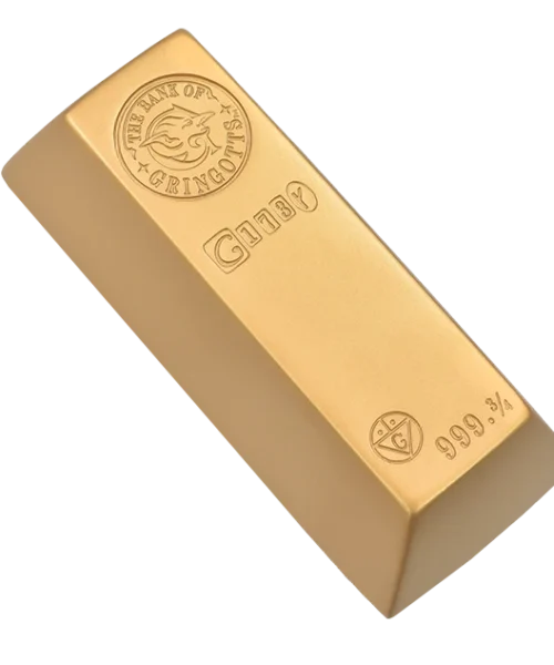 Warner Bros Best Sellers Gringotts Gold Bar Replica