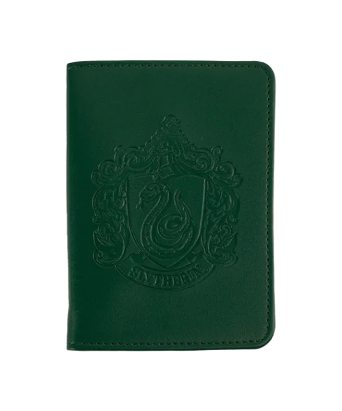 Warner Bros Slytherin Embossed Crest Passport Holder