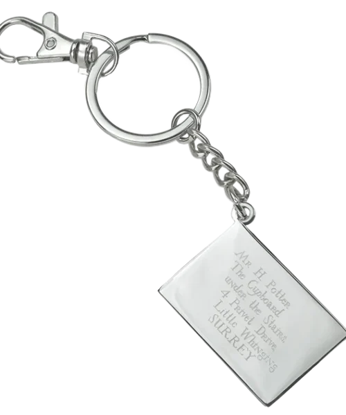 Warner Bros Best Sellers Personalised Hogwarts Acceptance Letter Keychain
